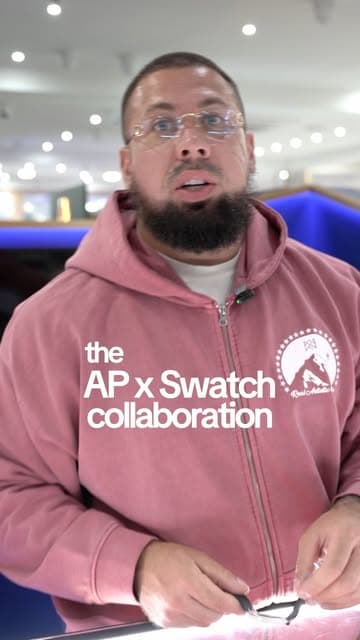 the AP x Swatch collaboration