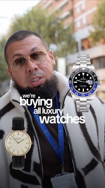 we’re buying all luxury watches