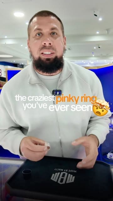 the craziest pinky ring you’ve ever seen